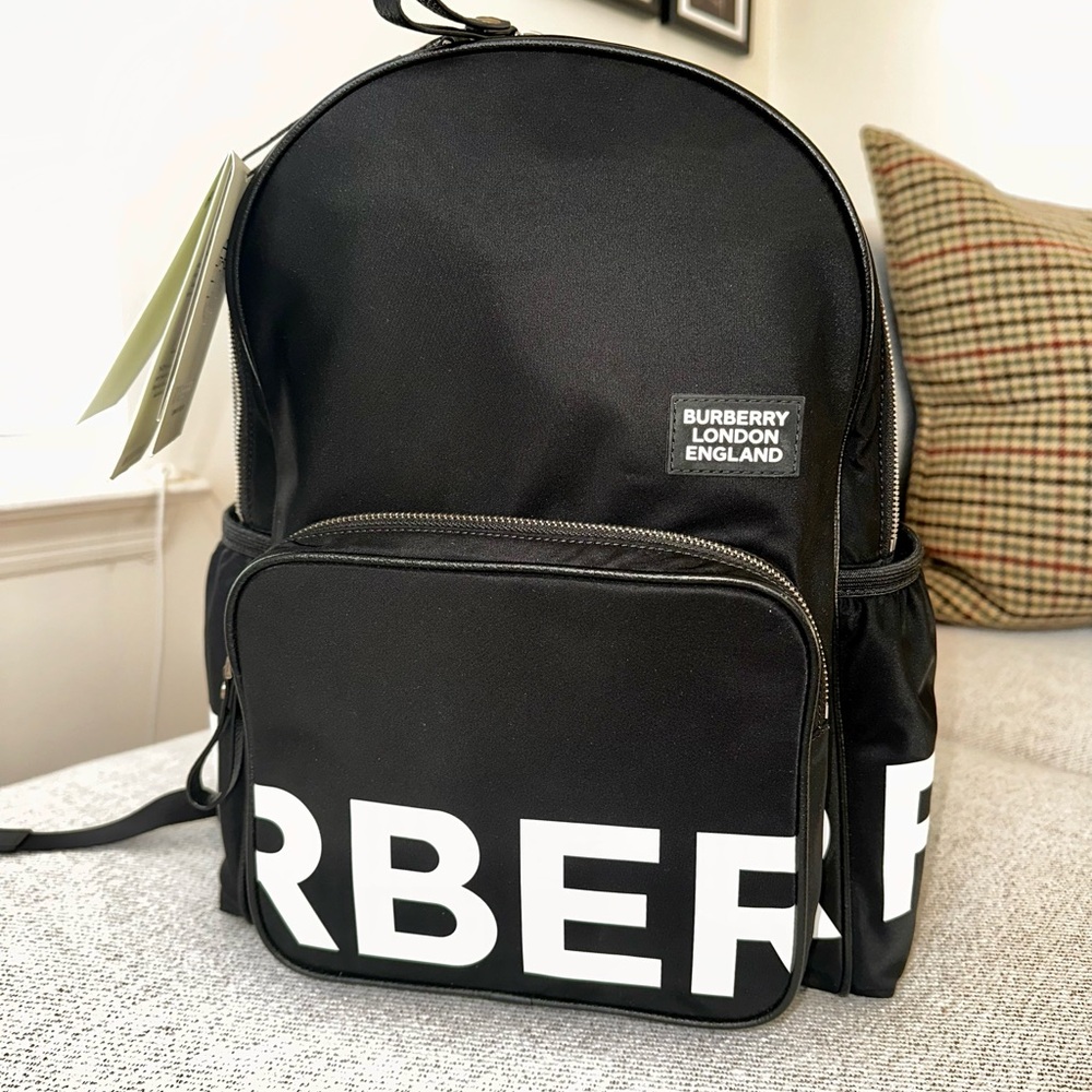 Burberry Black Backpack for Men